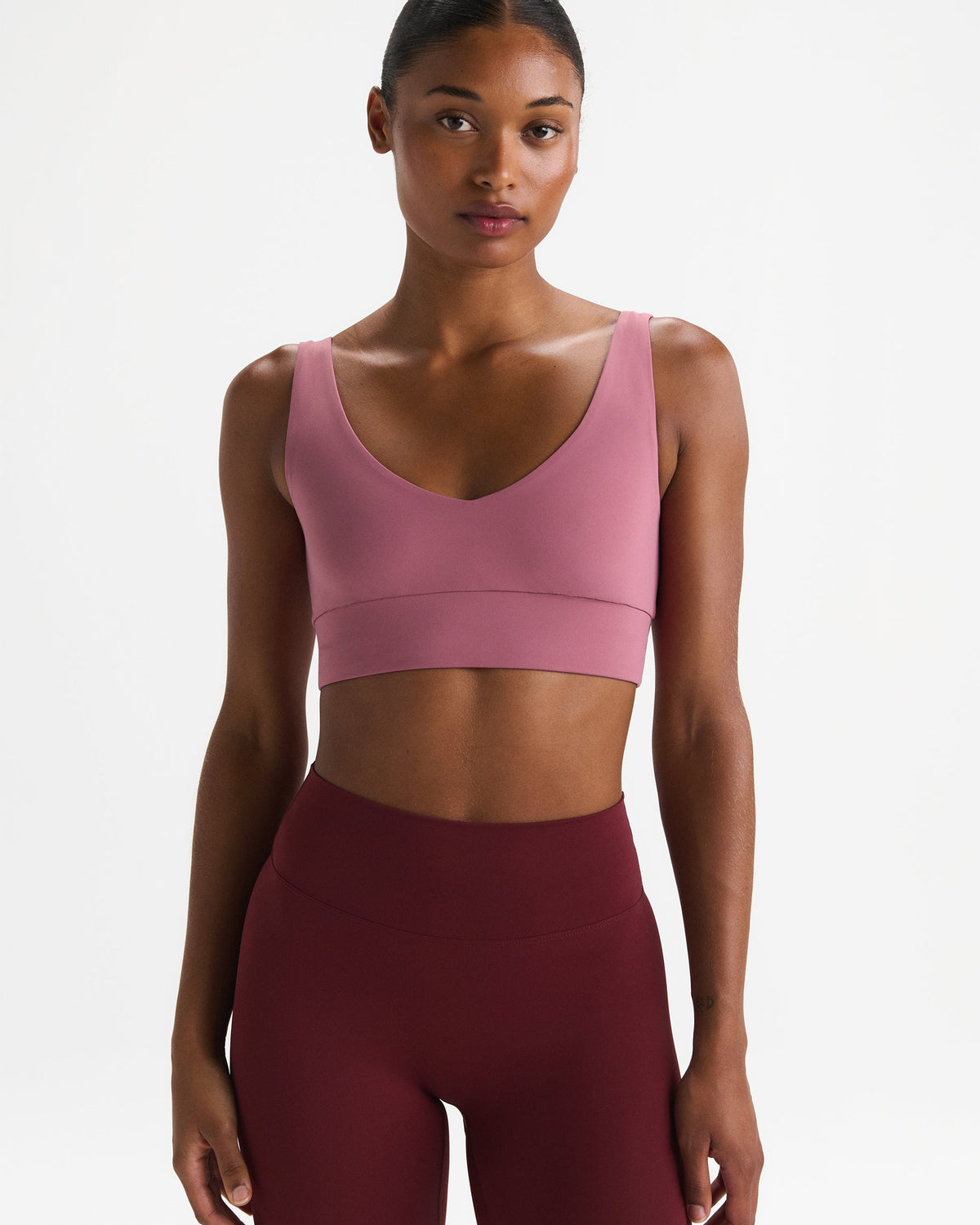 Ultimate V-Neck Bra - Deep Pink
