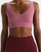 Ultimate V-Neck Bra - Deep Pink