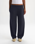 Barrel Leg Sweatpants - Midnight Blue