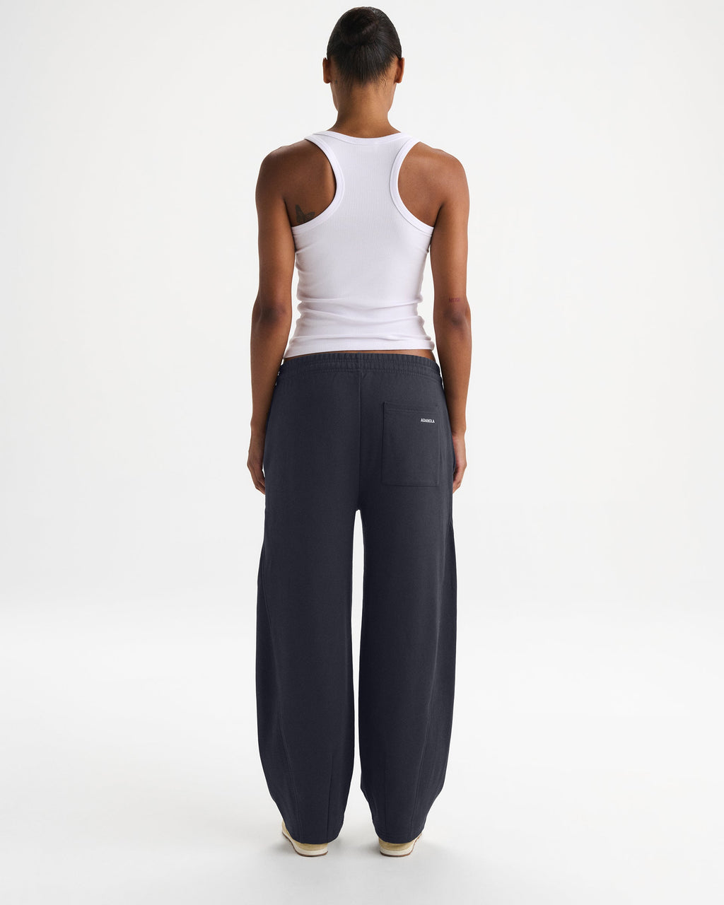 Barrel Leg Sweatpants - Midnight Blue
