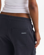 Barrel Leg Sweatpants - Midnight Blue