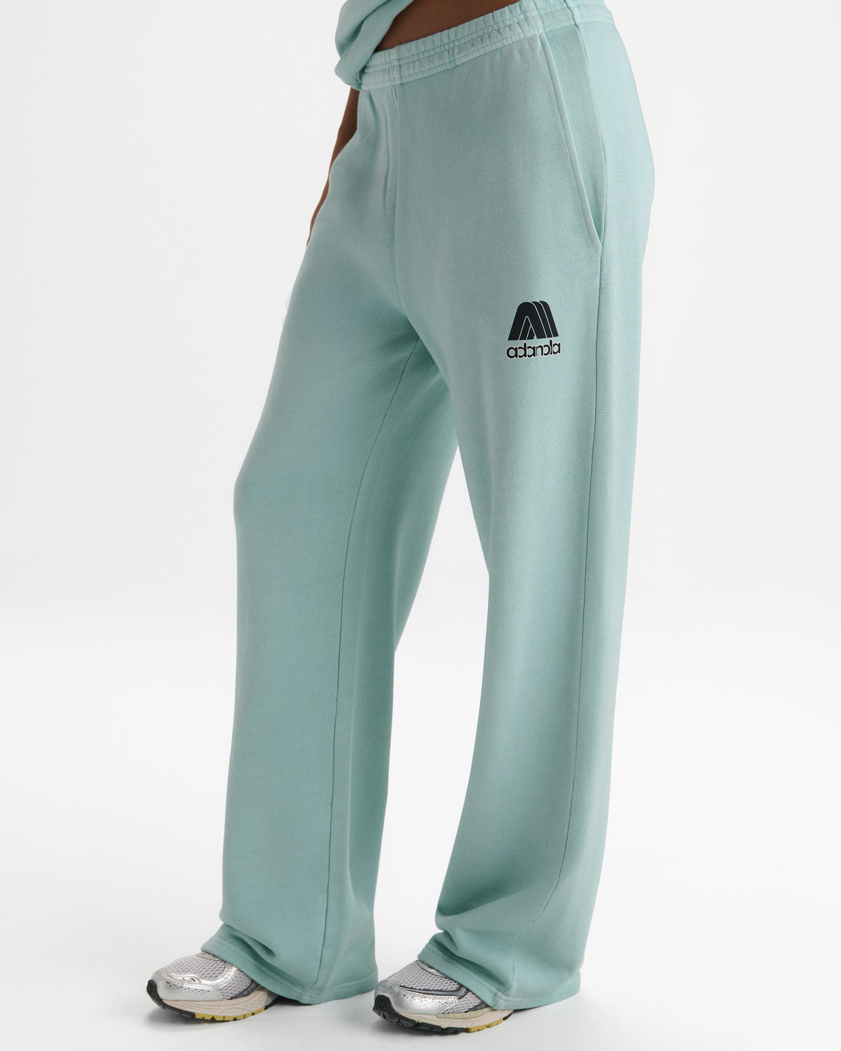 Straight Leg Sweatpants - Washed Ocean Blue