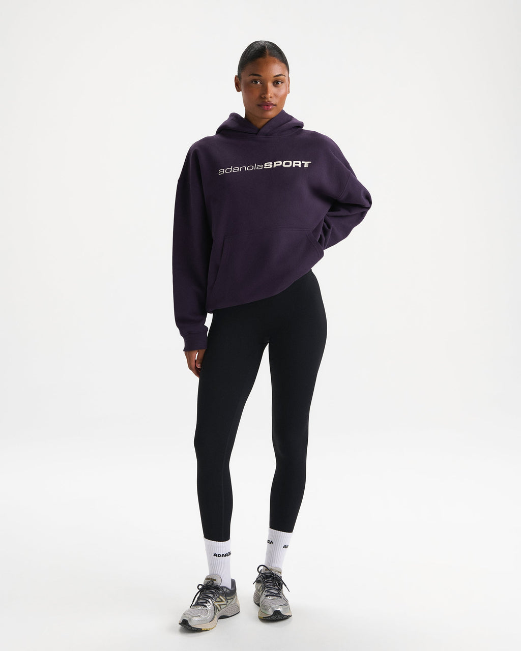 Oversized Hoodie - Dark Plum