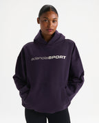 Oversized Hoodie - Dark Plum