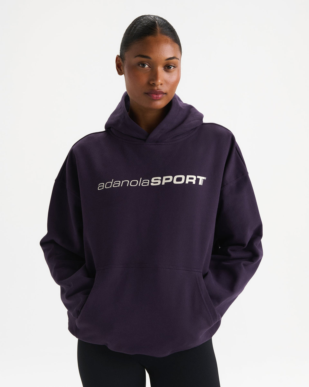 Oversized Hoodie - Dark Plum