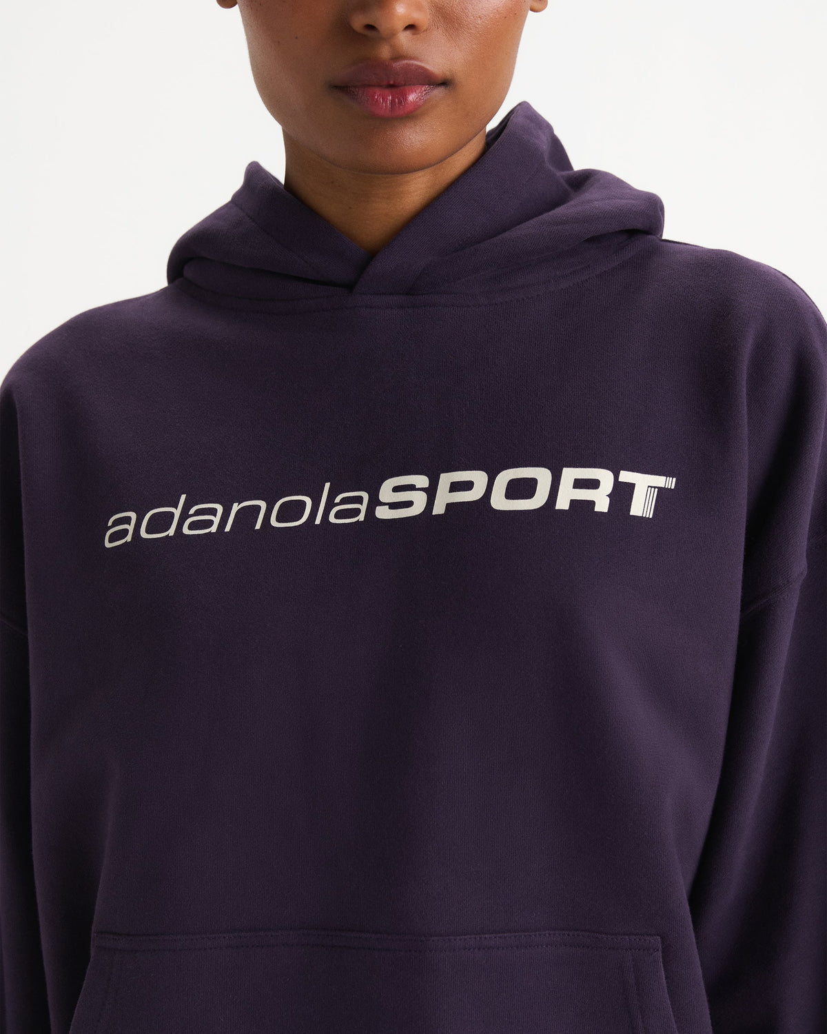 Oversized Hoodie - Dark Plum