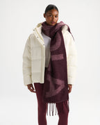 Knit Scarf - Dark Cherry