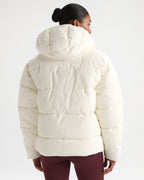 Hooded Puffer Jacket - Marshmallow White