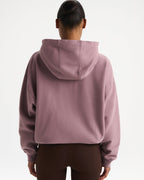 Oversized Zip Through Hoodie - Dusk Purple