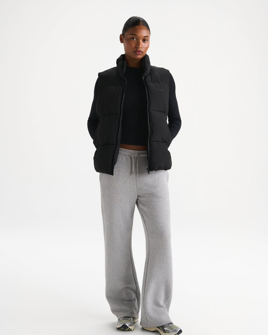 Puffer Gilet - Black