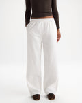 Cotton Pull on Pants - White
