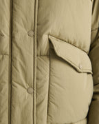 Funnel Neck Puffer Jacket - Pistachio Green
