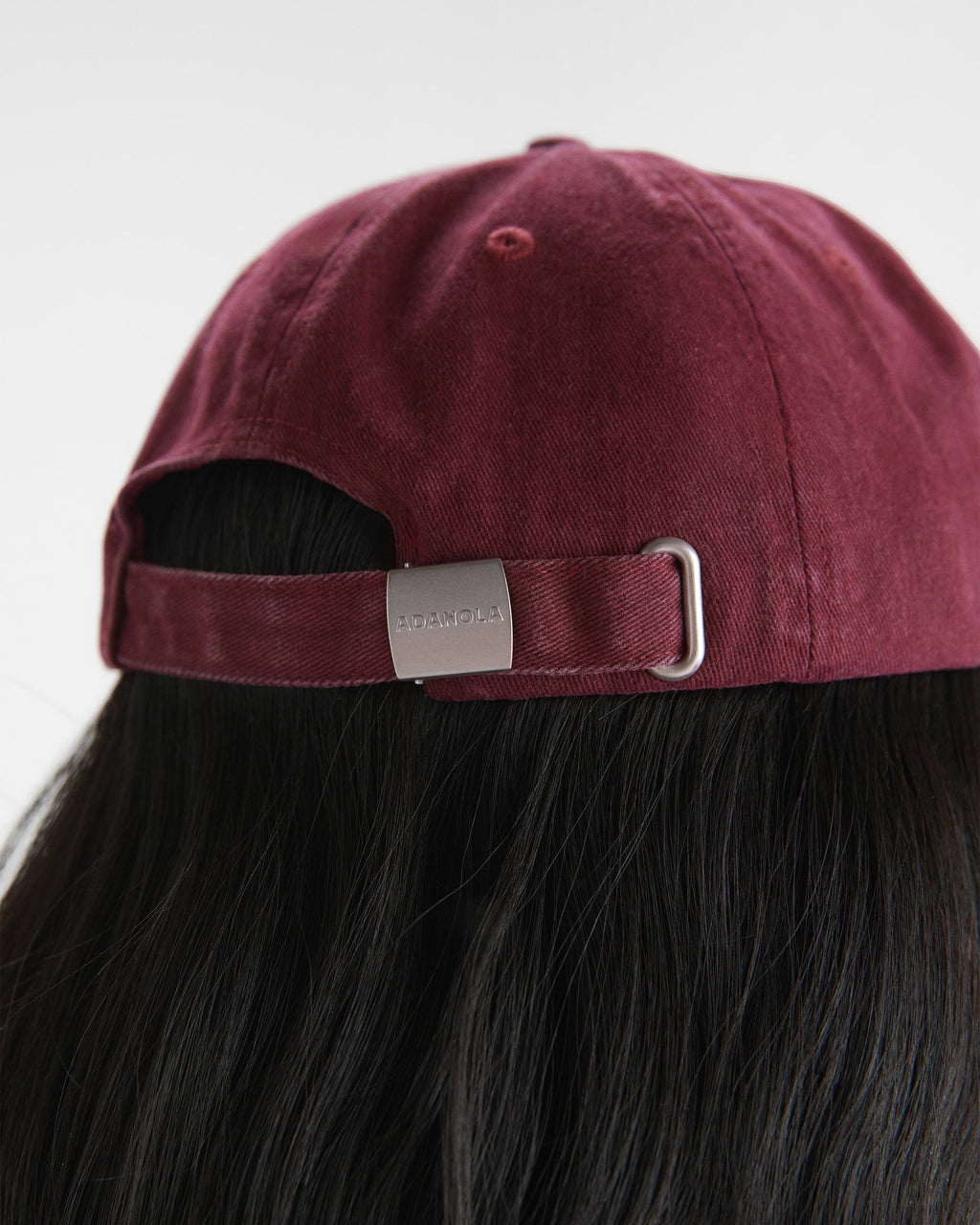 Adanola Sport Washed Cap - Damson Red