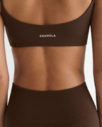 Ultimate Minimal Strappy Bra - Chocolate Brown