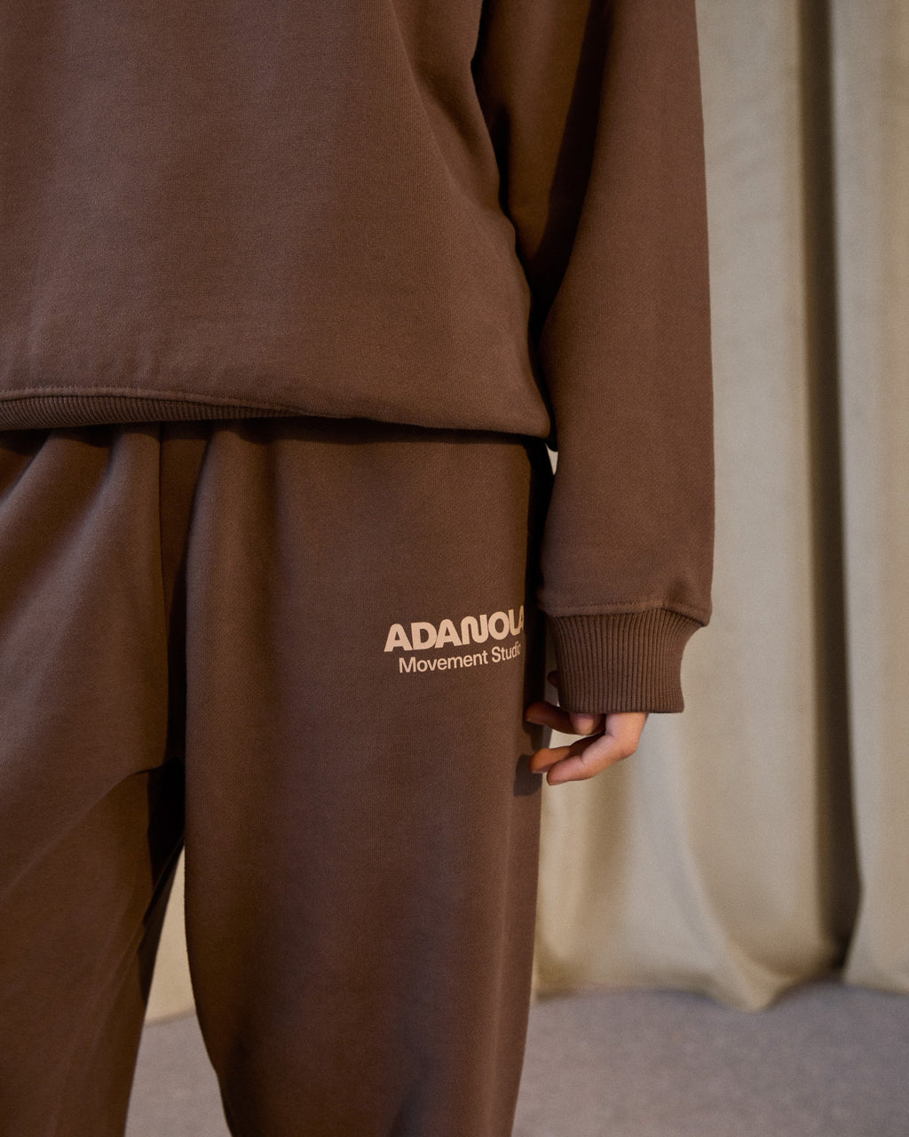Cuffed Sweatpants - Mocha Brown