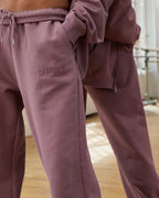 Straight Leg Sweatpants - Dusk Purple