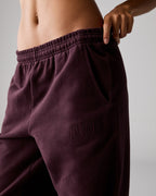 Cuffed Sweatpants - Dark Cherry