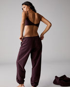 Cuffed Sweatpants - Dark Cherry
