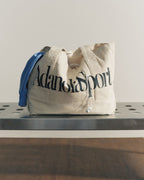 Retro Adanola Sport Tote Bag - Cream/Black