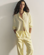 Linen Blend Shirt - Buttercream