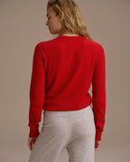 Knit Crewneck Sweatshirt - Classic Red