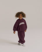 Mini Sweatpants - Dark Cherry