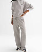 Classic Straight Leg Sweatpants - Heather Grey
