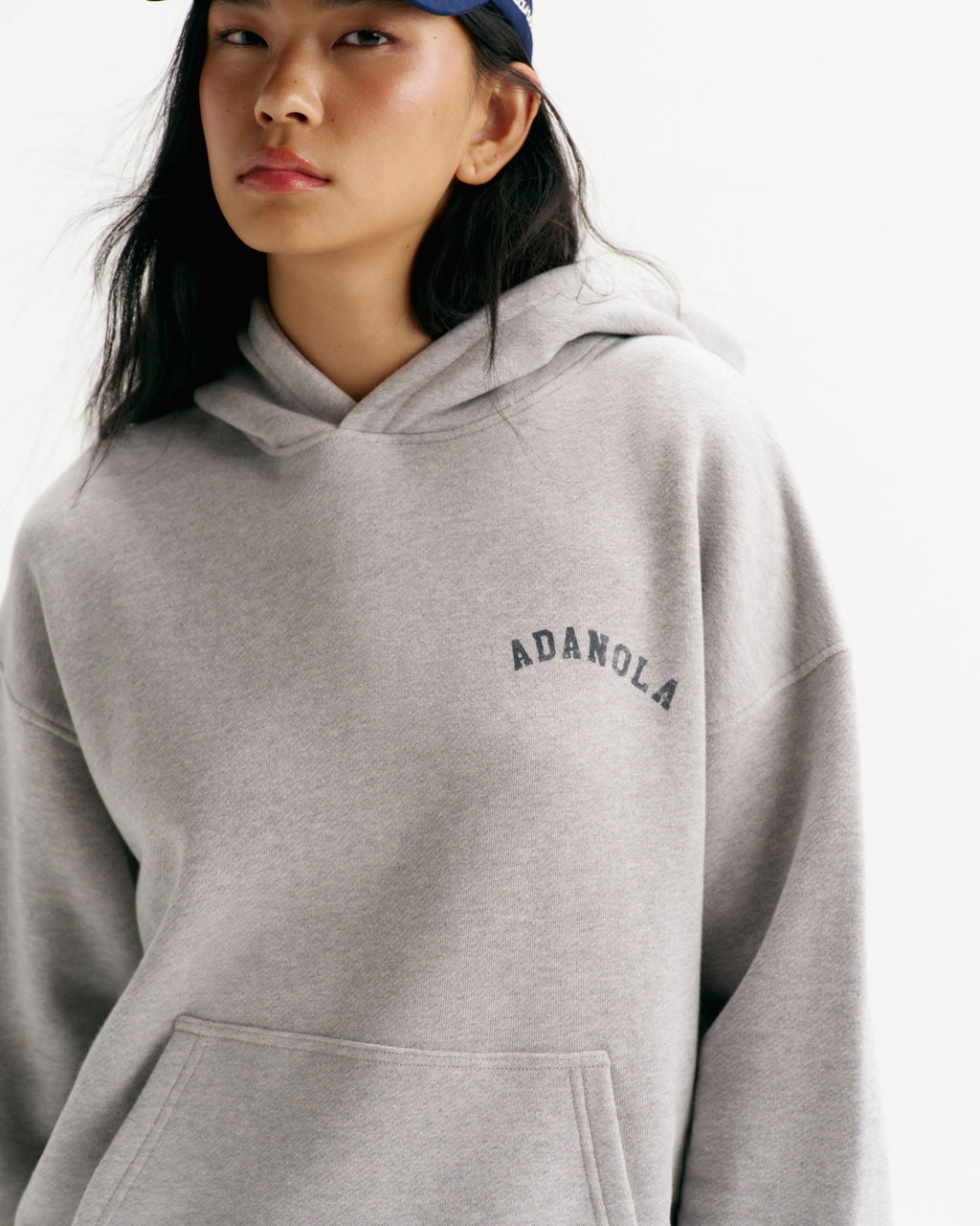 Classic Oversized Hoodie  - Heather Grey