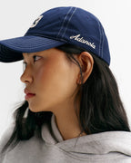 Adanola 93 Contrast Stitch Cap - Navy Blue