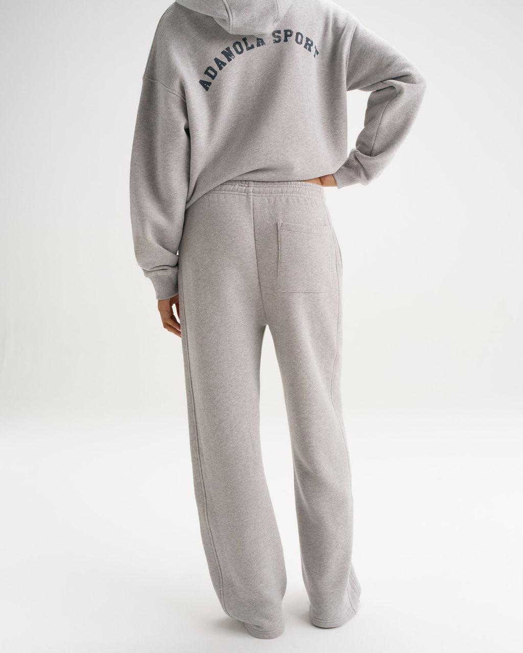 Classic Straight Leg Sweatpants - Heather Grey