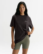 Oversized T-shirt - Coffee Bean