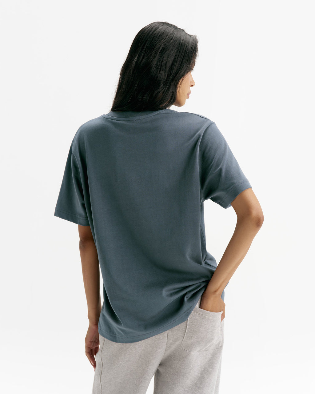 Oversized T-shirt - Storm Blue