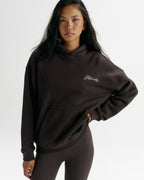 Classic Oversized Hoodie  Coffee Bean