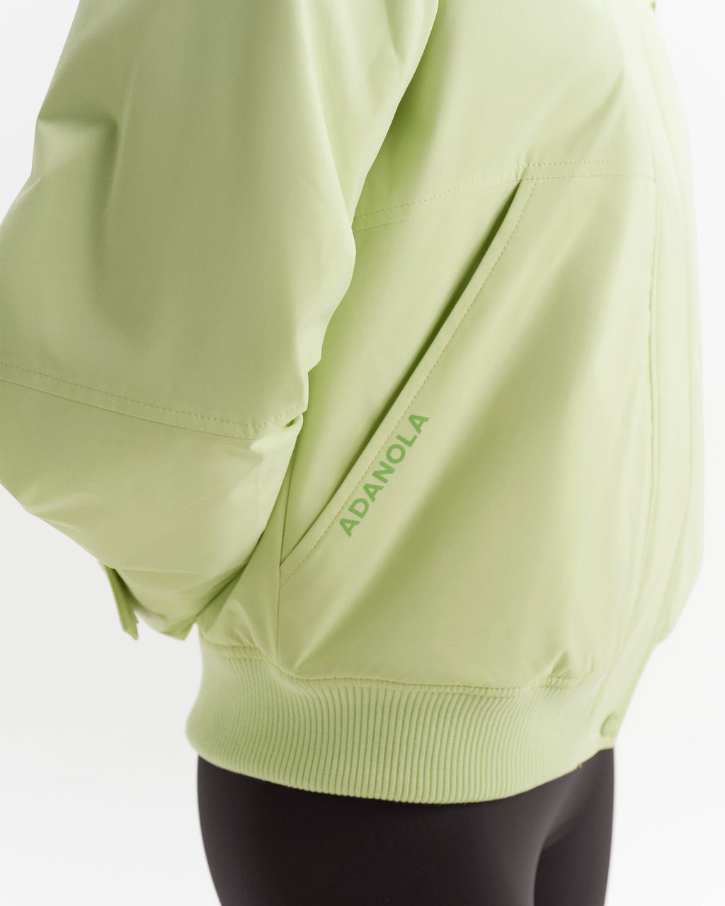 Funnel Neck Jacket - Lime Cream