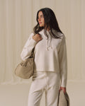 Merino Wool Hoodie - Marshmallow White