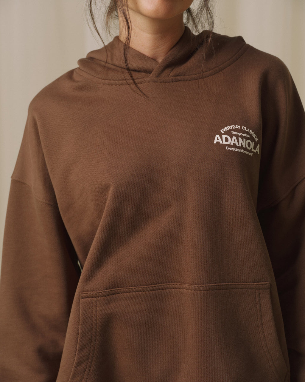 Oversized Hoodie - Mocha Brown