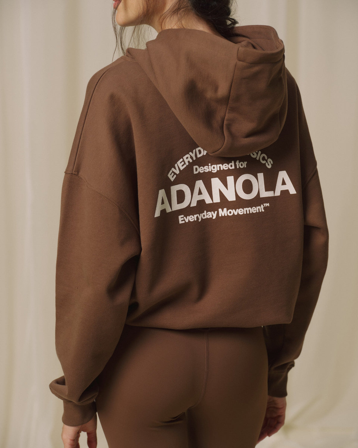 Oversized Hoodie - Mocha Brown