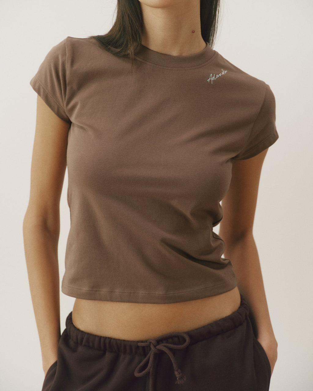 Baby Tee - Dusty Brown