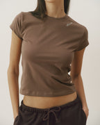 Baby Tee - Dusty Brown