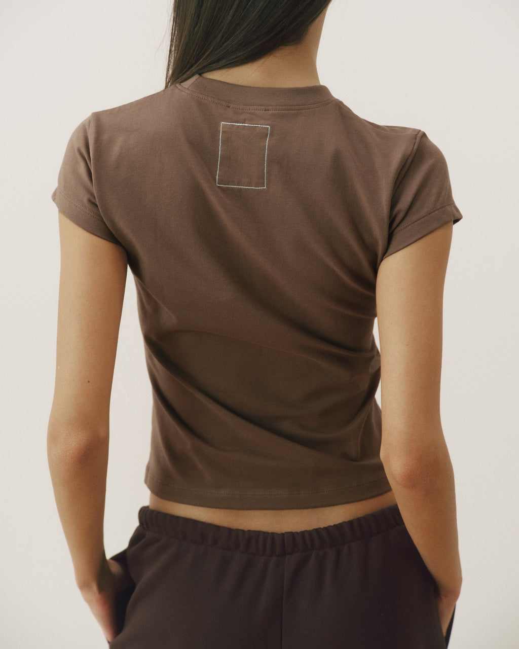 Baby Tee - Dusty Brown