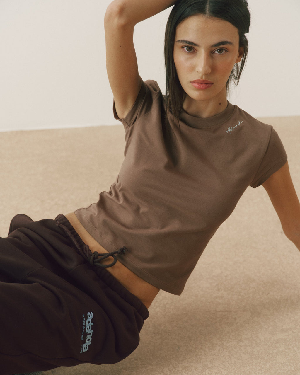 Baby Tee - Dusty Brown