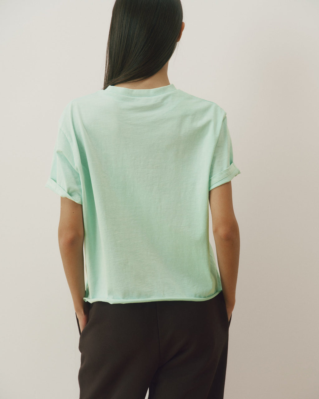 Mid-weight T-shirt - Mint Green
