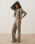 Knit Straight Leg Trousers - Sand