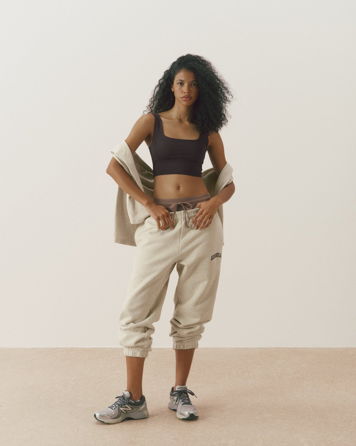 Cuffed Sweatpants - Oat Melange
