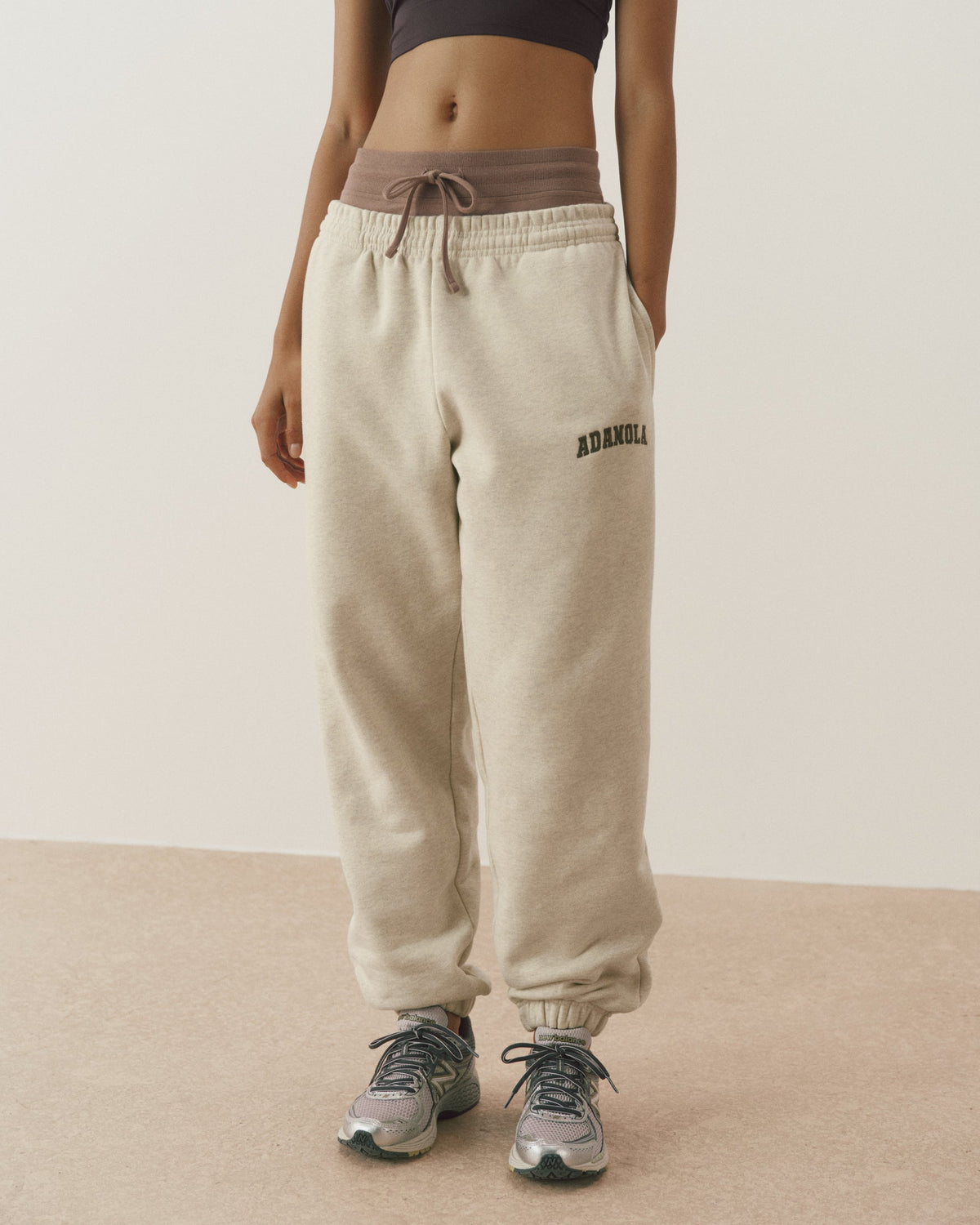 Cuffed Sweatpants - Oat Melange