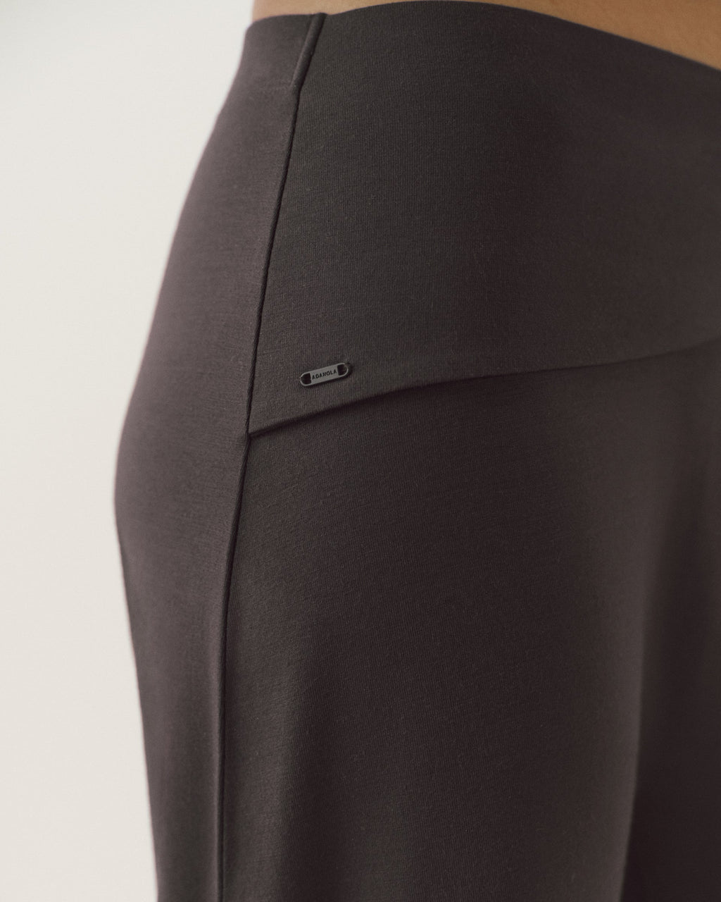 Modal Wrap Pants - Coffee Bean