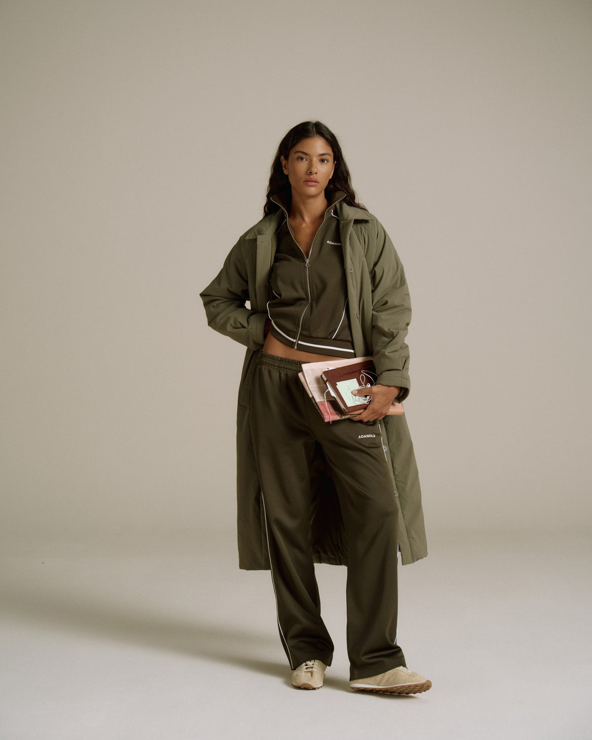 Padded Coach Jacket - Khaki