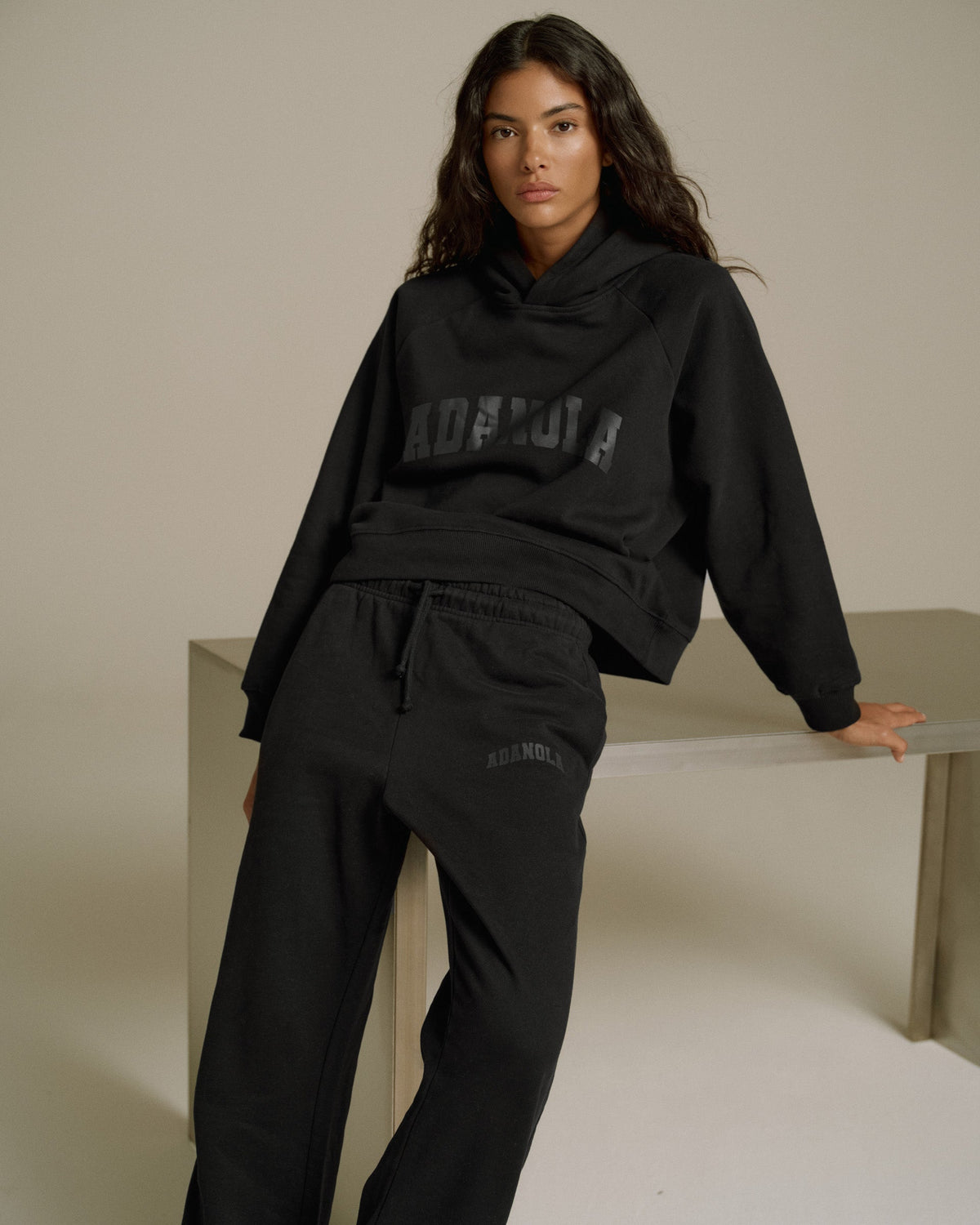 Loose Fit Hoodie - Black