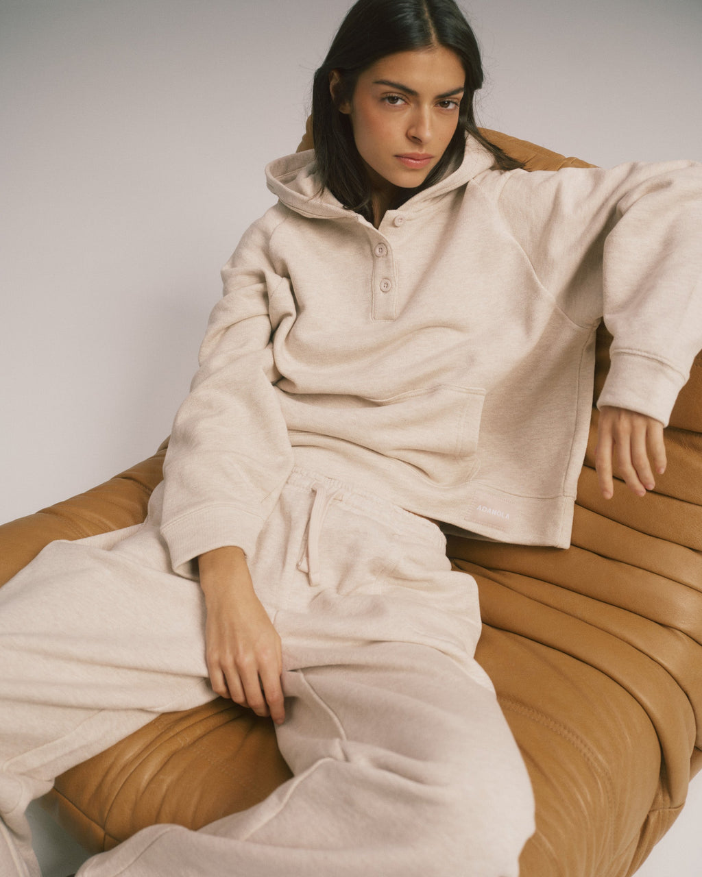 Oversized Hoodie - Oatmeal Melange