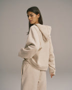Oversized Hoodie - Oatmeal Melange
